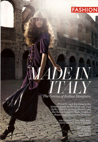 Illustration for article titled 'Marie Claire' Editors Went To Italy And All They Got Was This Awesome Photo Shoot